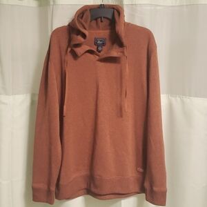 Men's XL G.H.Bass Rust Colored Hoodie In Good Used Condition